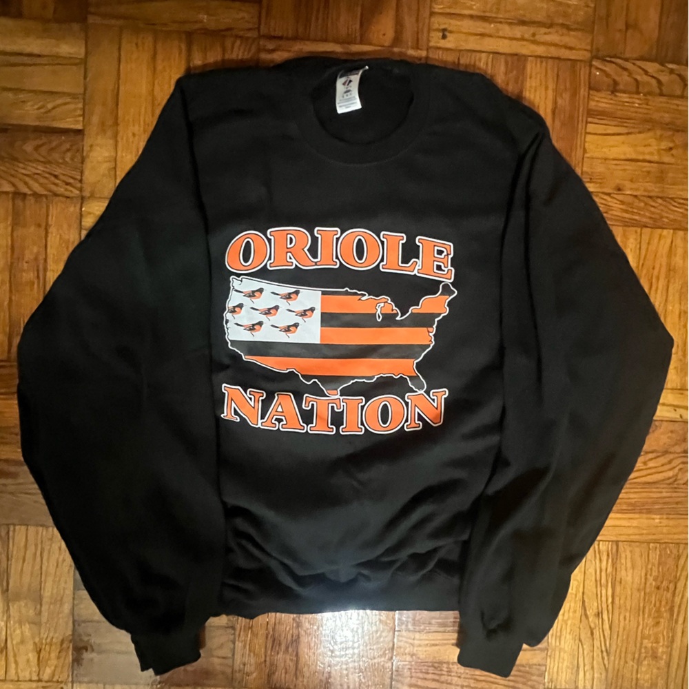 Baltimore Orioles “Oriole Nation” Sweater - Sz XL